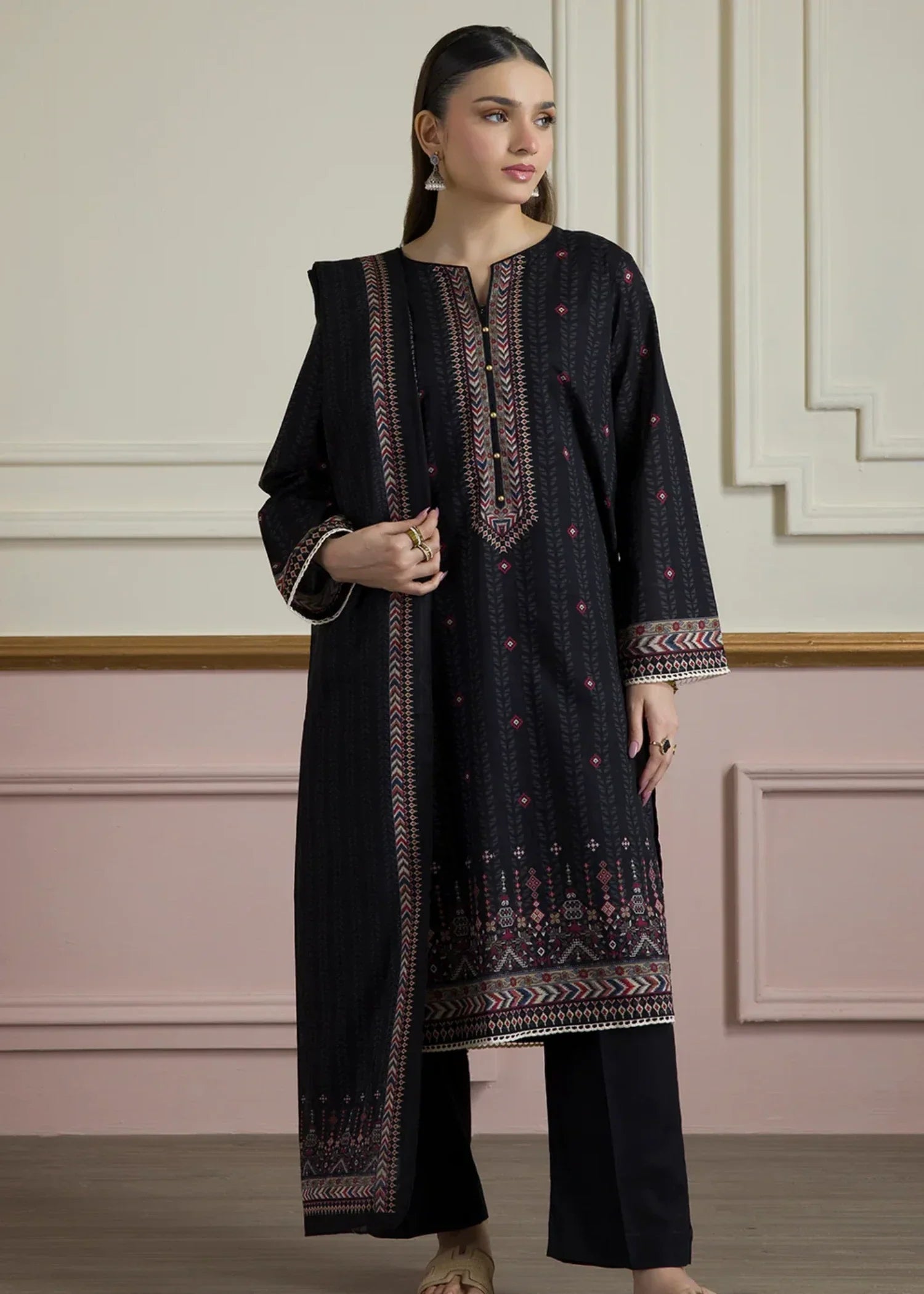 Zellbury WPS2532192 Black Women 3pcs