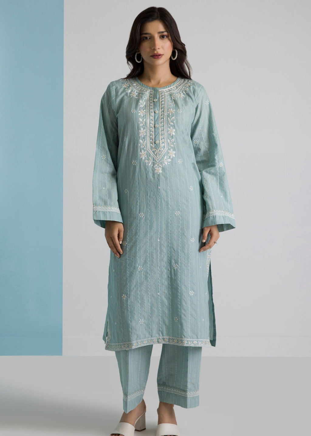 Zellbury WPS2522567 Light Blue Women 2pcs