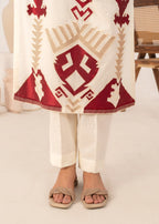 Sahibas By Mirza Nazm Red Women 2pcs