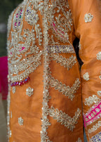 Inaaya Fashion ZOHRA JABEEN RUST Women 3pcs