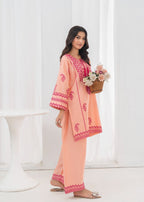 Stylish Collection JUGNU PEACH (SHAKWAR) Women 2pcs