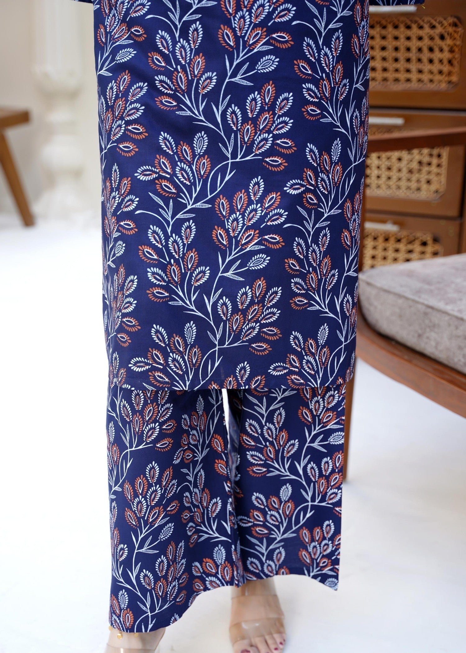 Chaudhary Arts Eden navy blue Women 2pcs