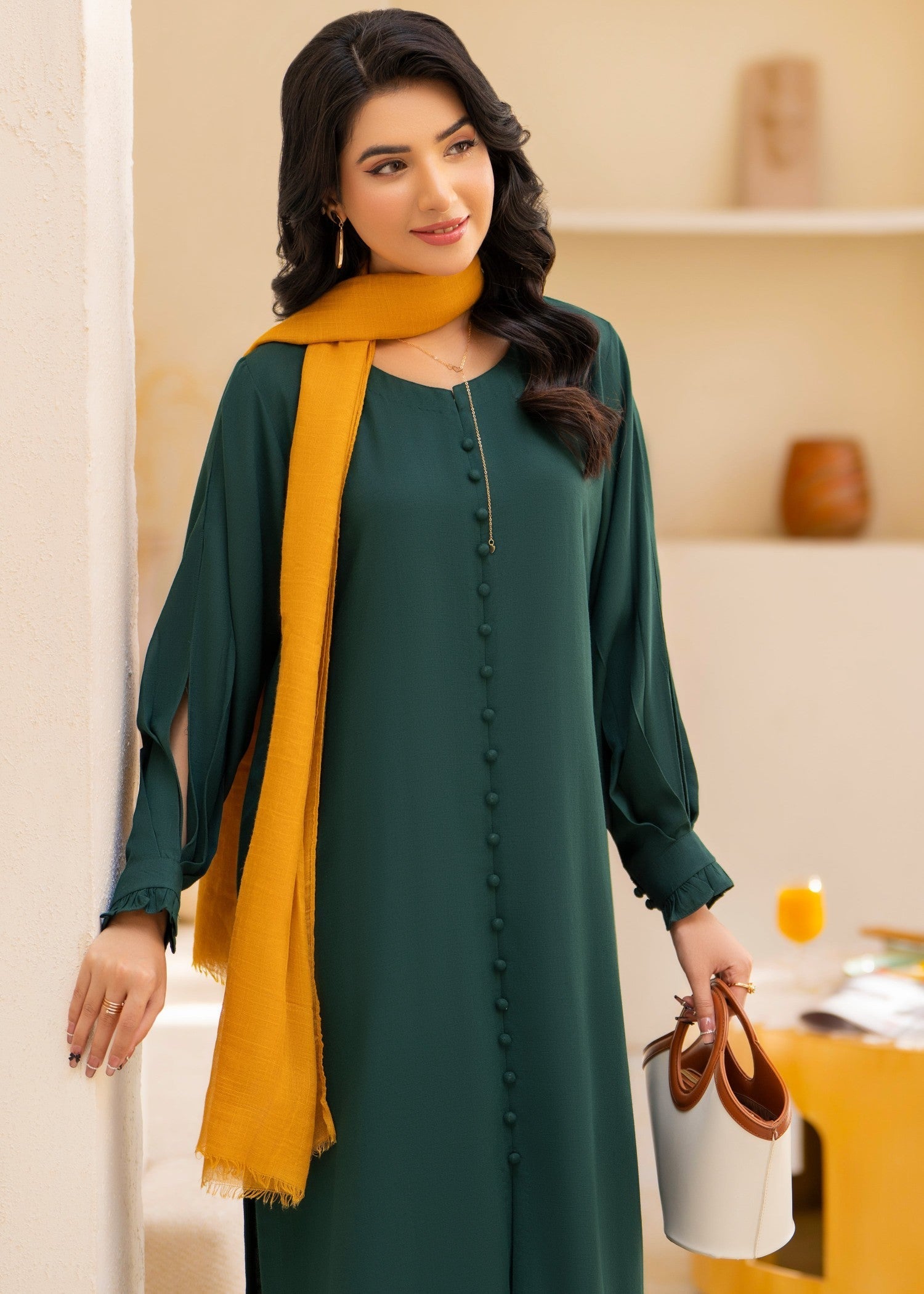 Pinkpetals JADE SILK KARANDI Women 2pcs