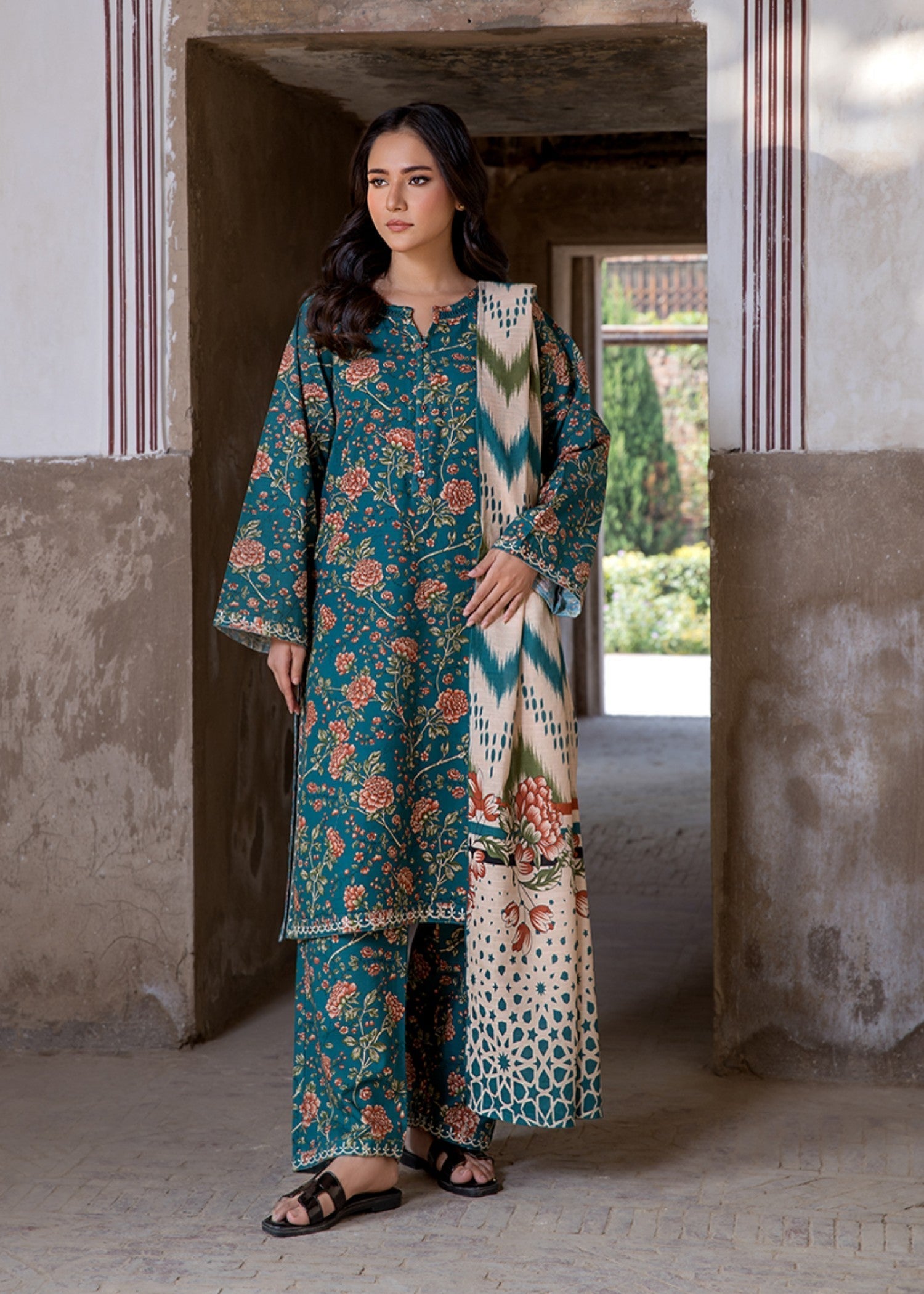 Bin Tayyab BT006512 CGN Women 3pcs