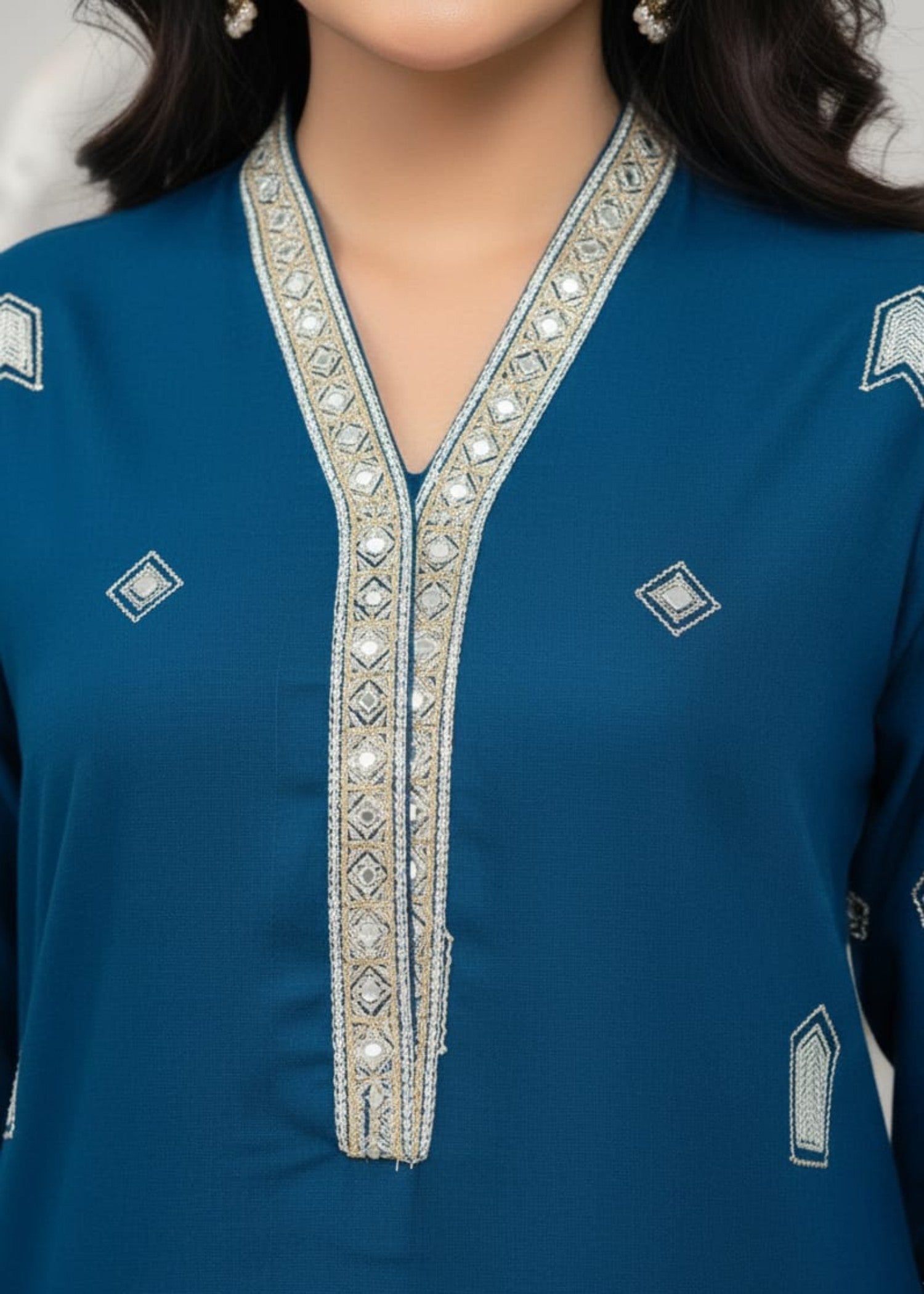 Sahibas By Mirza Aneza Blue Women 2pcs