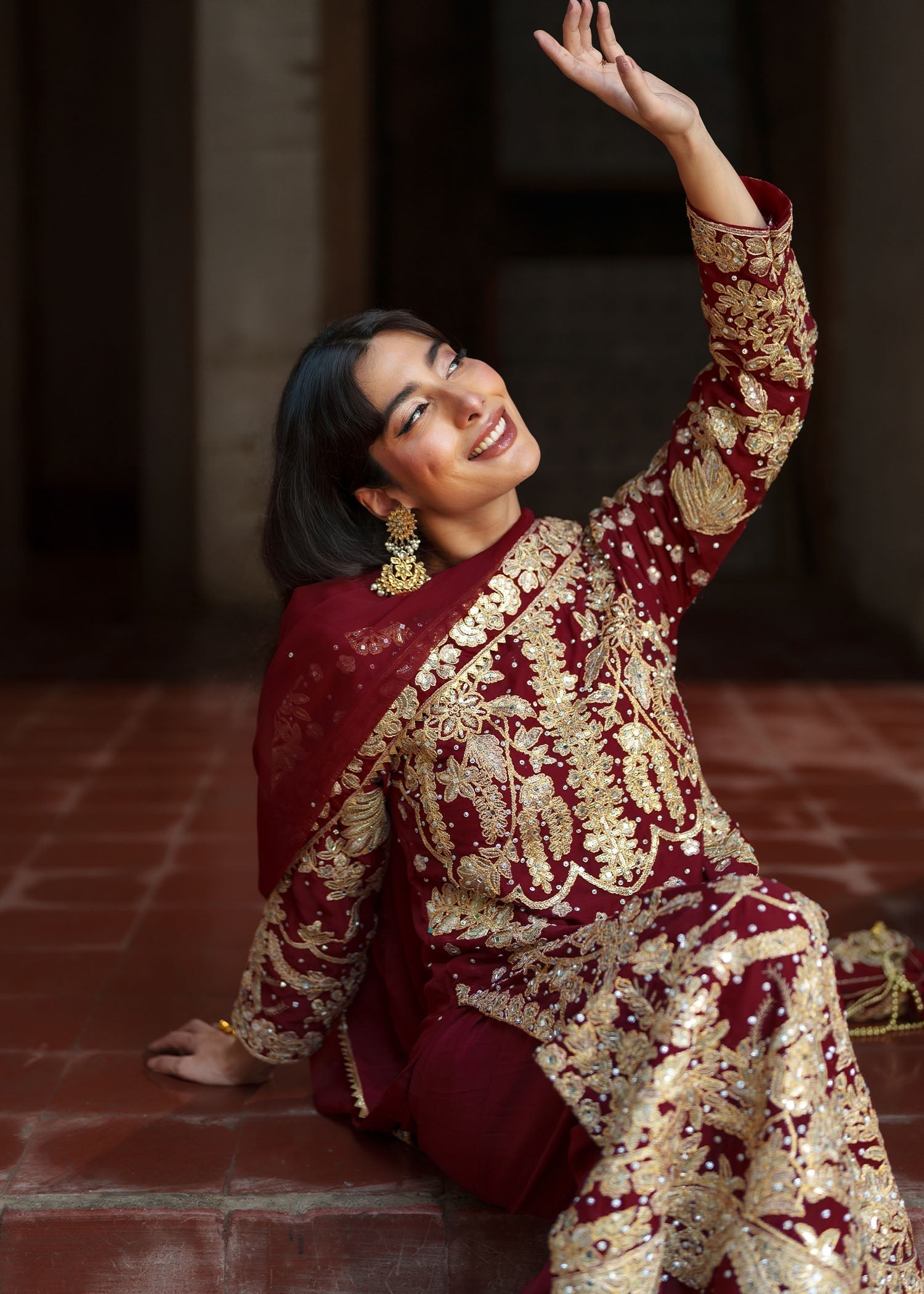 Haseens Official Surkhgul Women 4pcs