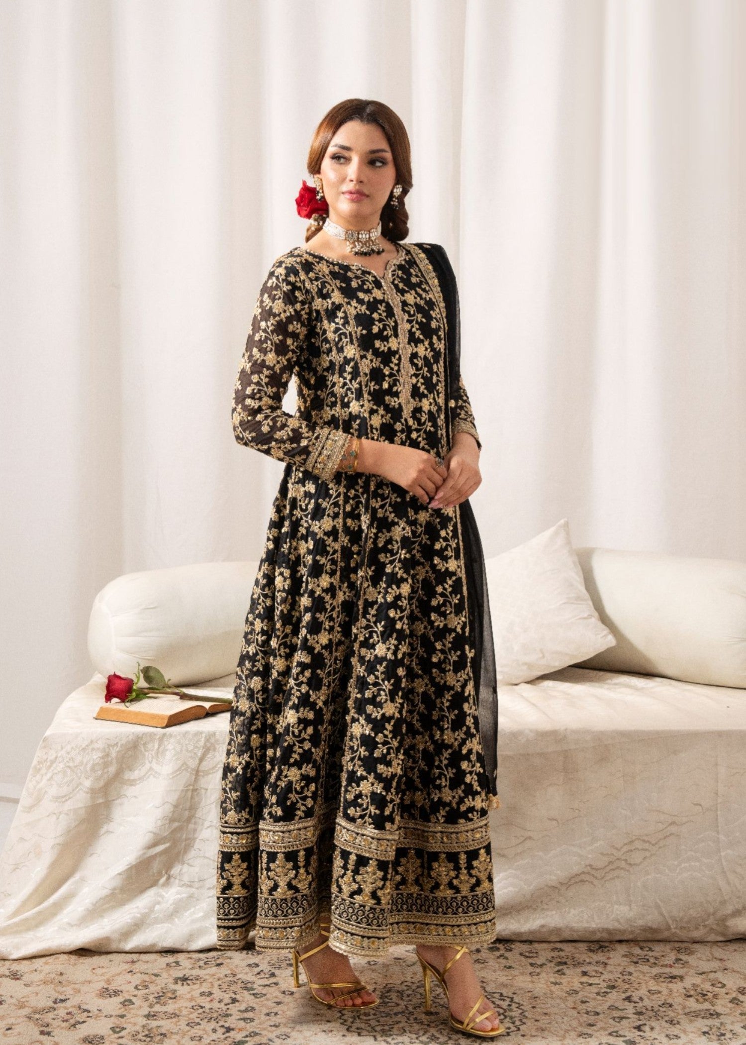 Al-Harir Apparel Rehana Black Women 3pcs