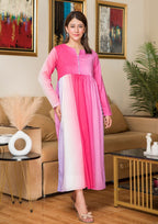 Yolo Pret Printed Lawn Long Tunic OMBRE O25 0003 Women 1pcs