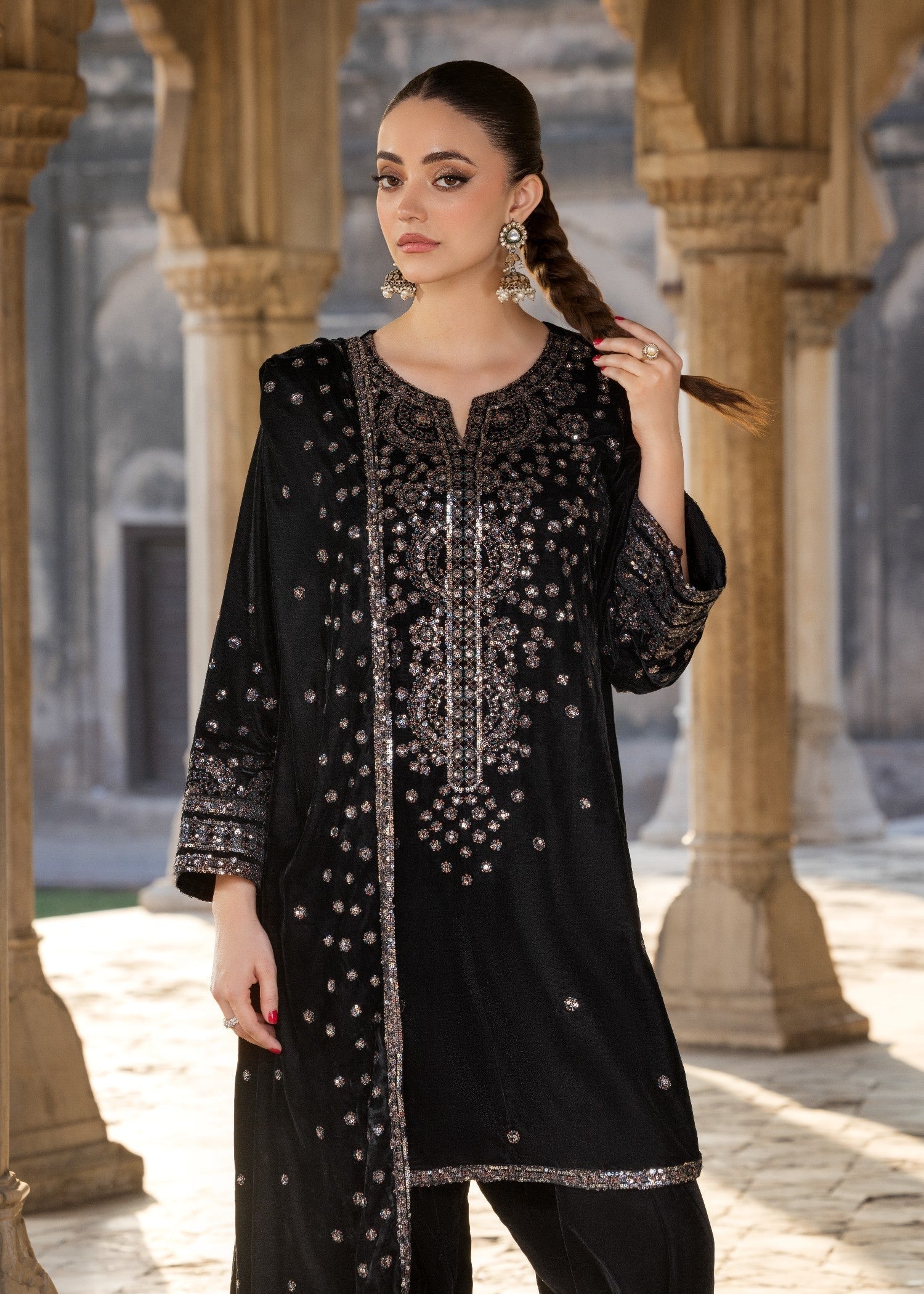 Bin Tayyab BT006529 BLK Women 3pcs