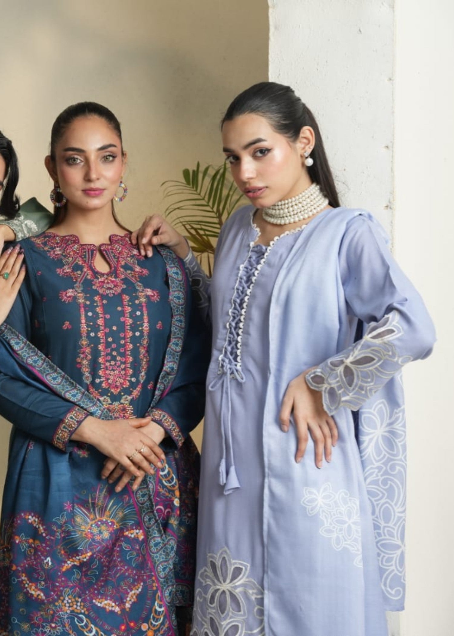 Designer Rack Dhanak luxury embraided zink Women 3pcs