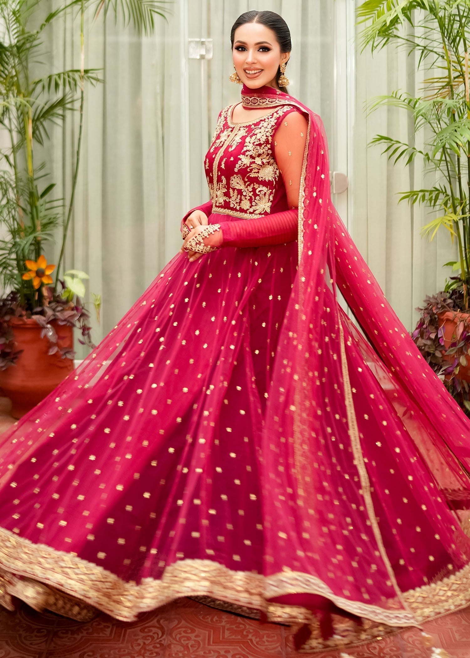 Rang-e-Haya Rosella (Maroon) Women 3pcs