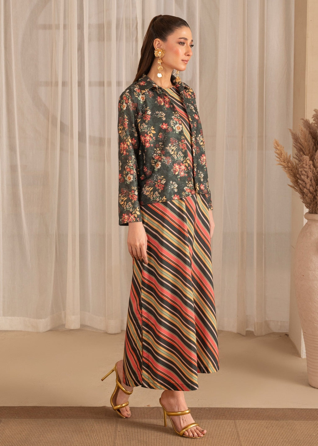 Sahibas By Mirza Mandarin Green Women 1pcs