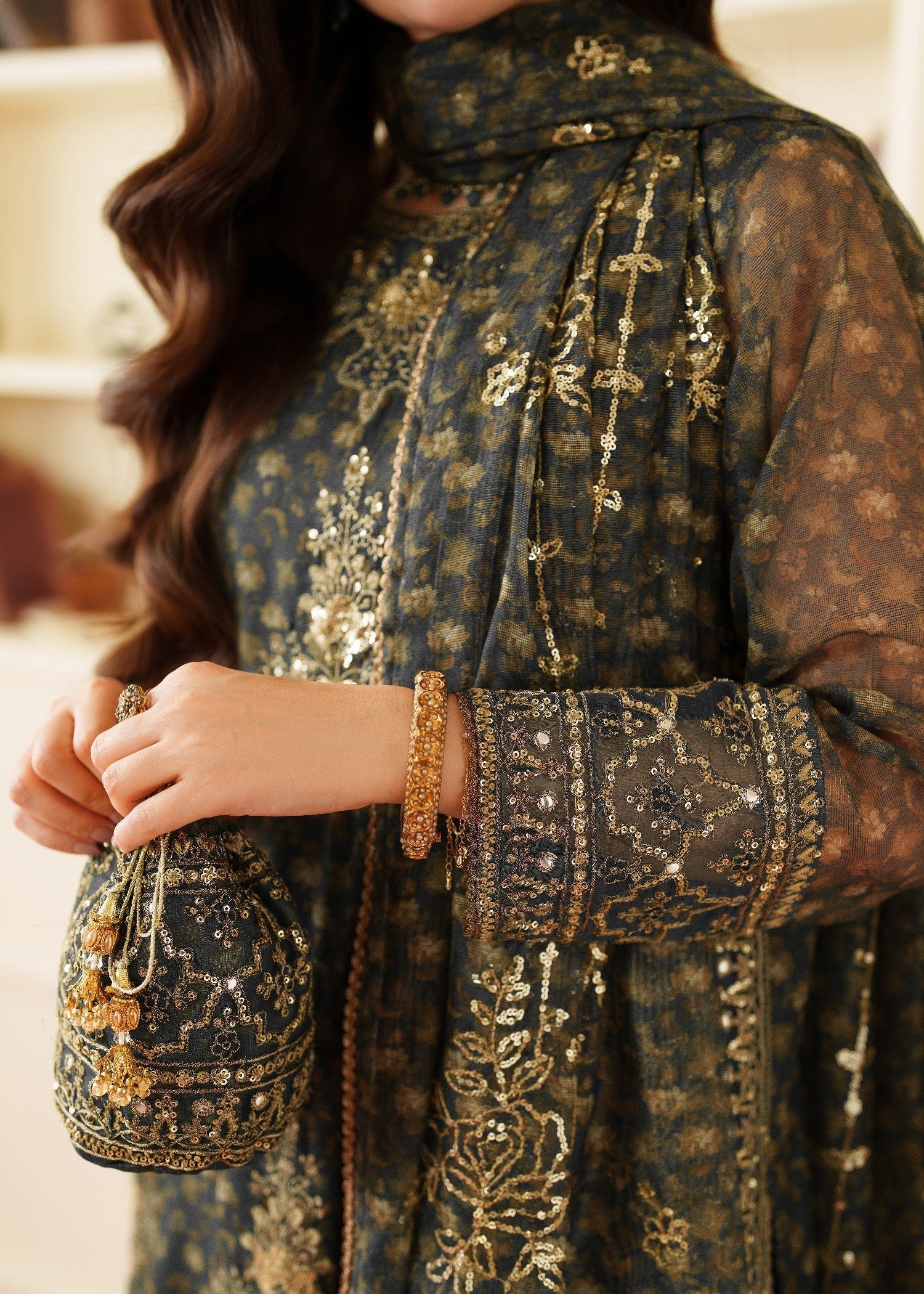 Mohagni LD 01 STITCHED I UNSTITCHED Women 4pcs