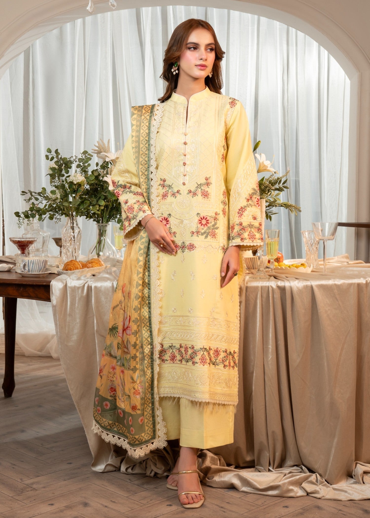 Maisa By Seven Star Luxury Embroidered | CLE 0205 Women 3pcs