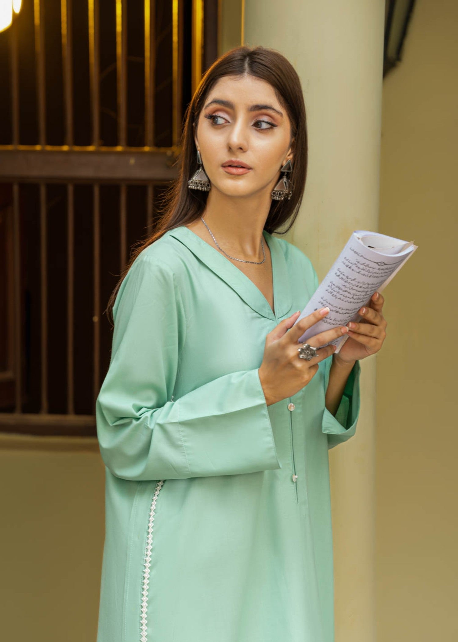 Tng (The Next Generation) Saath Co Ord Set | Pastel Green Women 2pcs