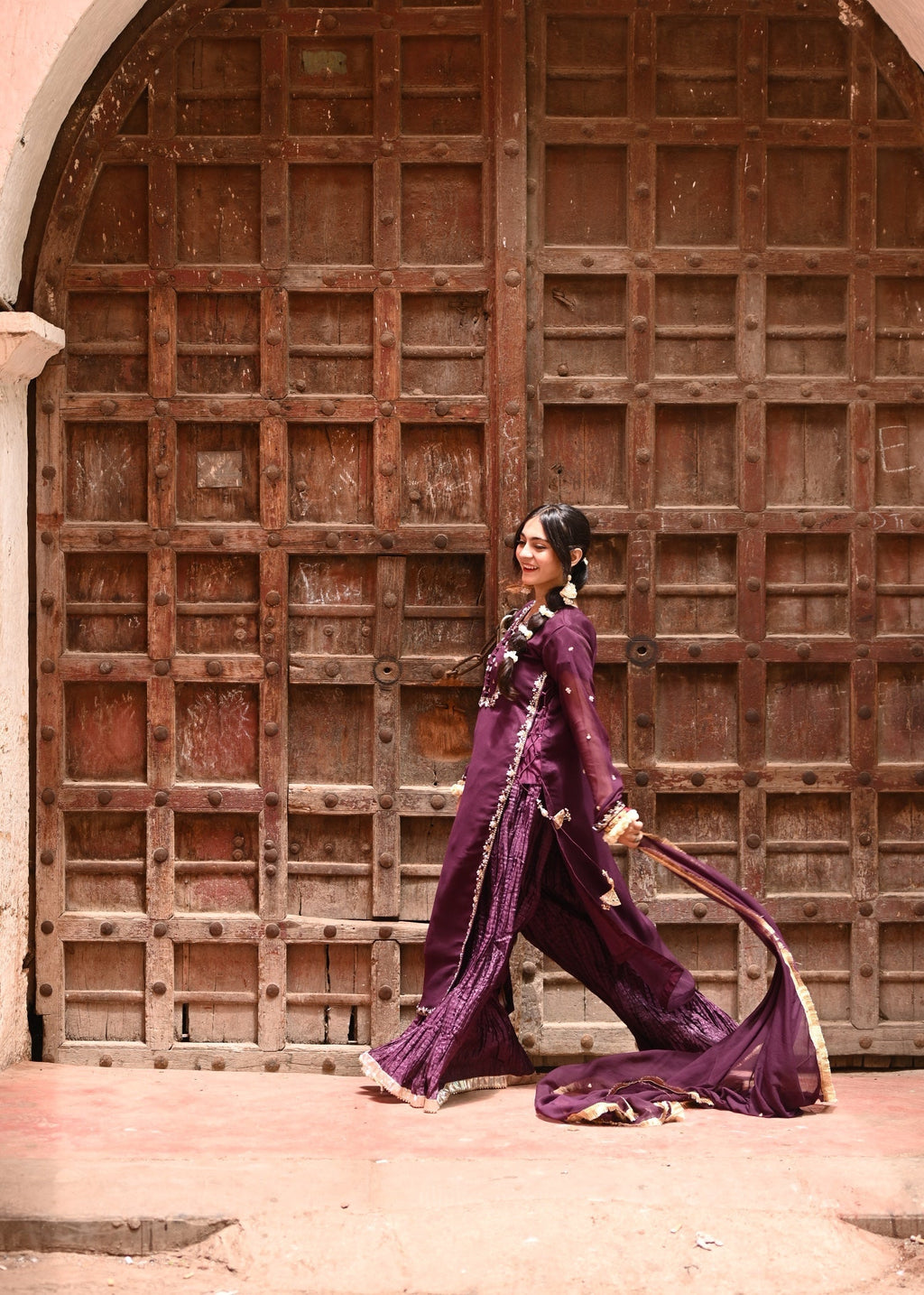 Suits By Sadia Crush purple style Women 3pcs