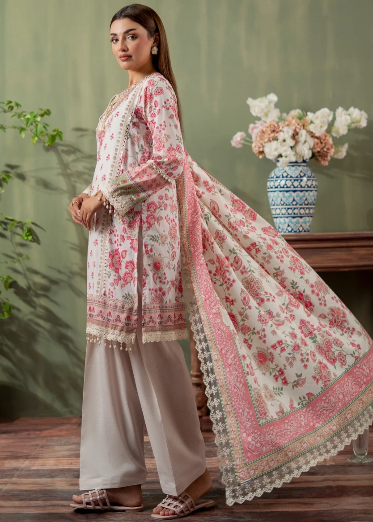 Mausammary Prints Pret Gulbahar Women 3pcs