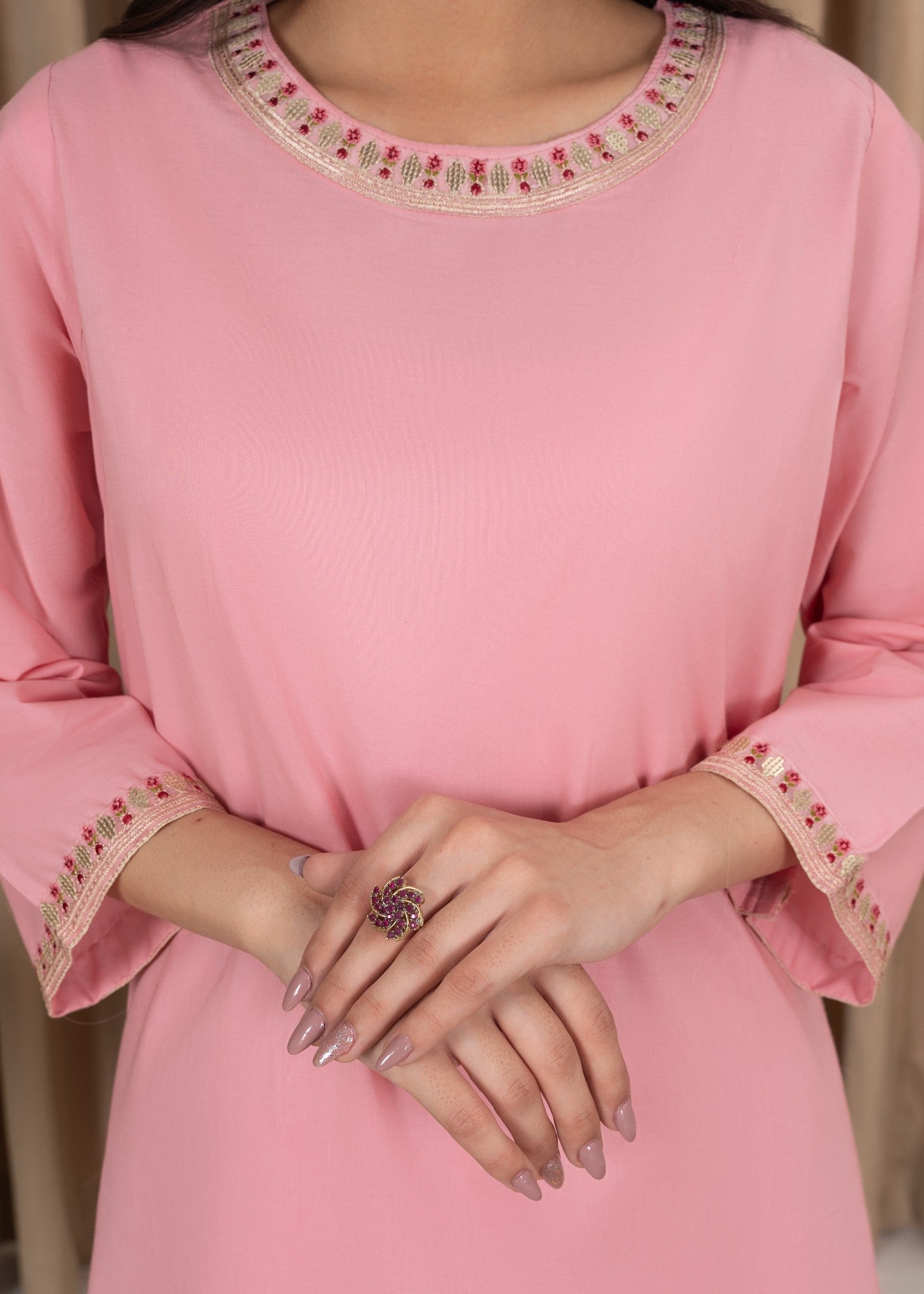 Ezno.Pk Baby Pink Women 3pcs