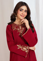 Sahibas By Mirza Dosh Maroon Women 2pcs
