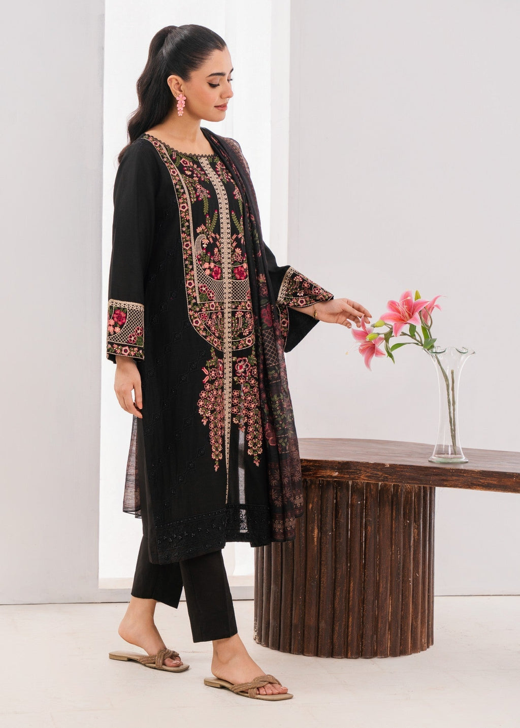 Sahibas By Mirza Virsa Black Women 3pcs