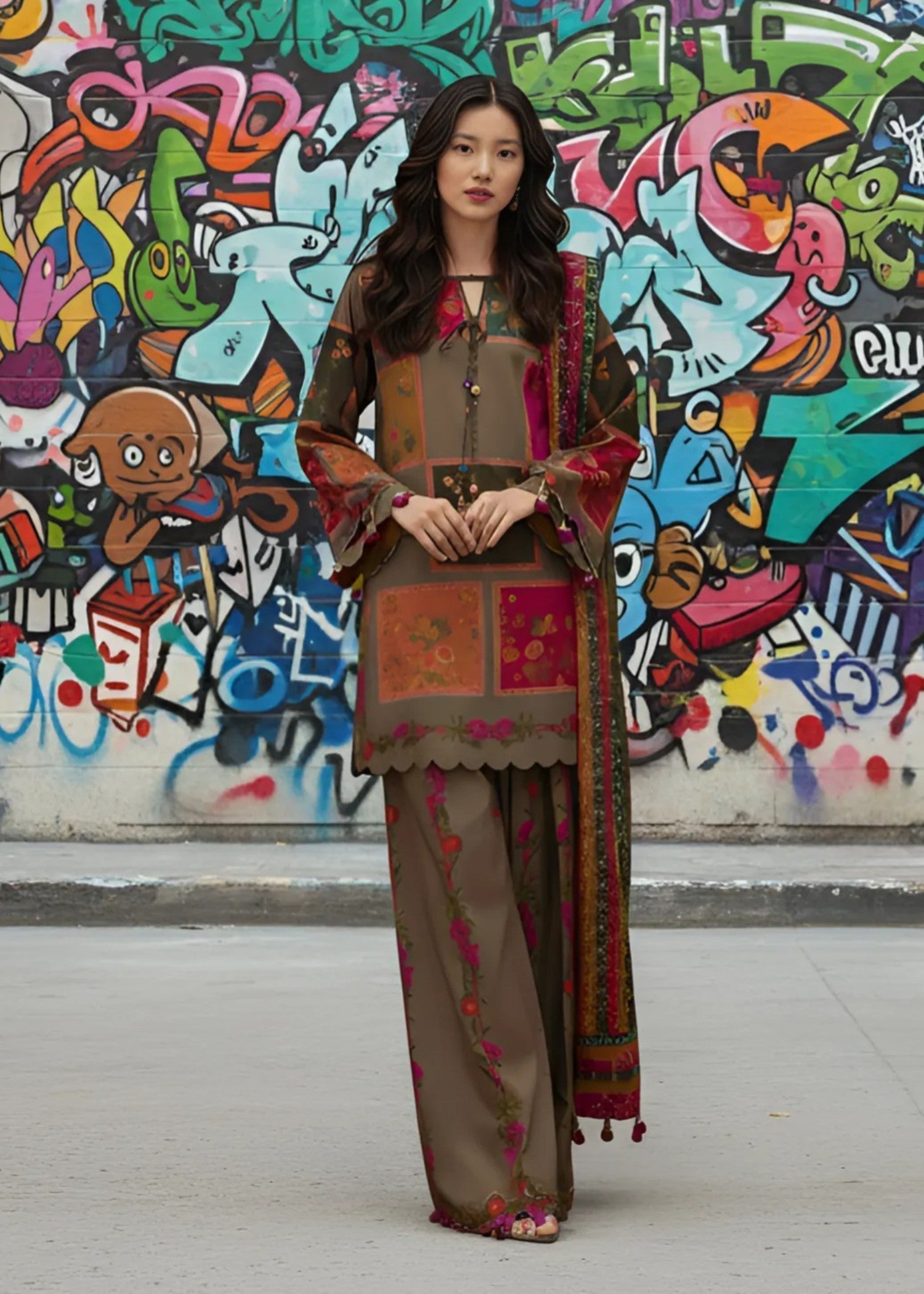 Libas Thread Amber Clay Women 3pcs