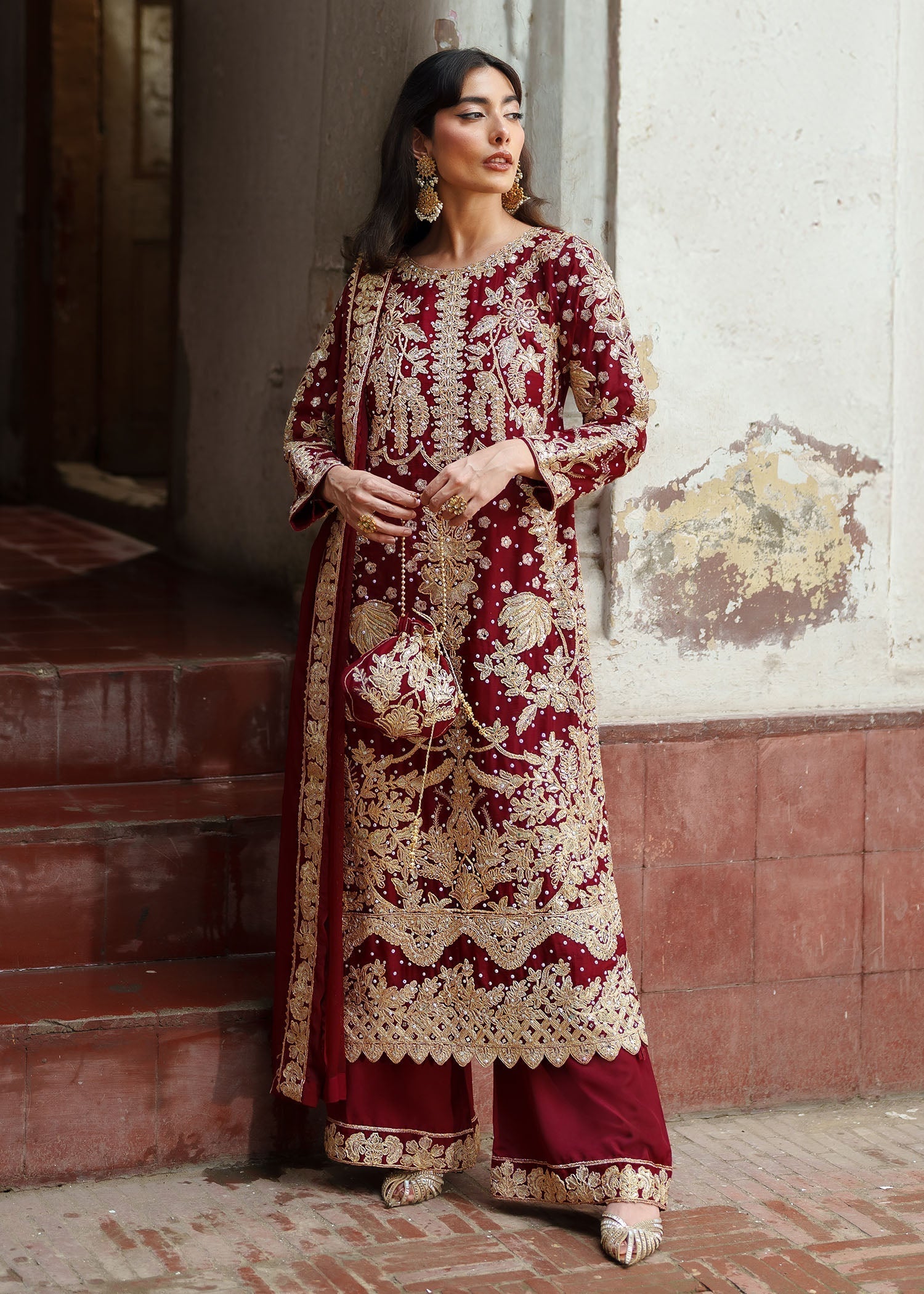 Haseens Official Surkhgul Women 4pcs