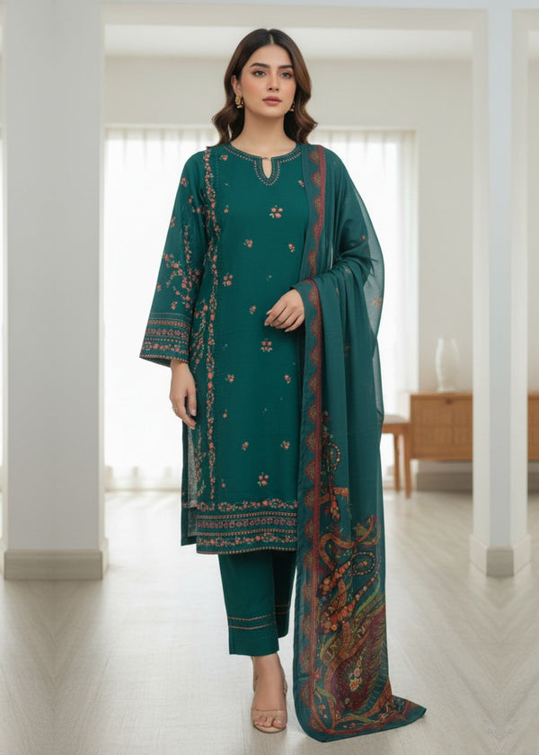 Zuri SABIHA KH 07 GREEN Women 3pcs