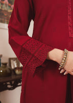 Al-Harir Apparel Geet Maroon Women 3pcs