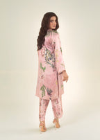 Peach Republic Printed Silk Dress 01 Women 2pcs