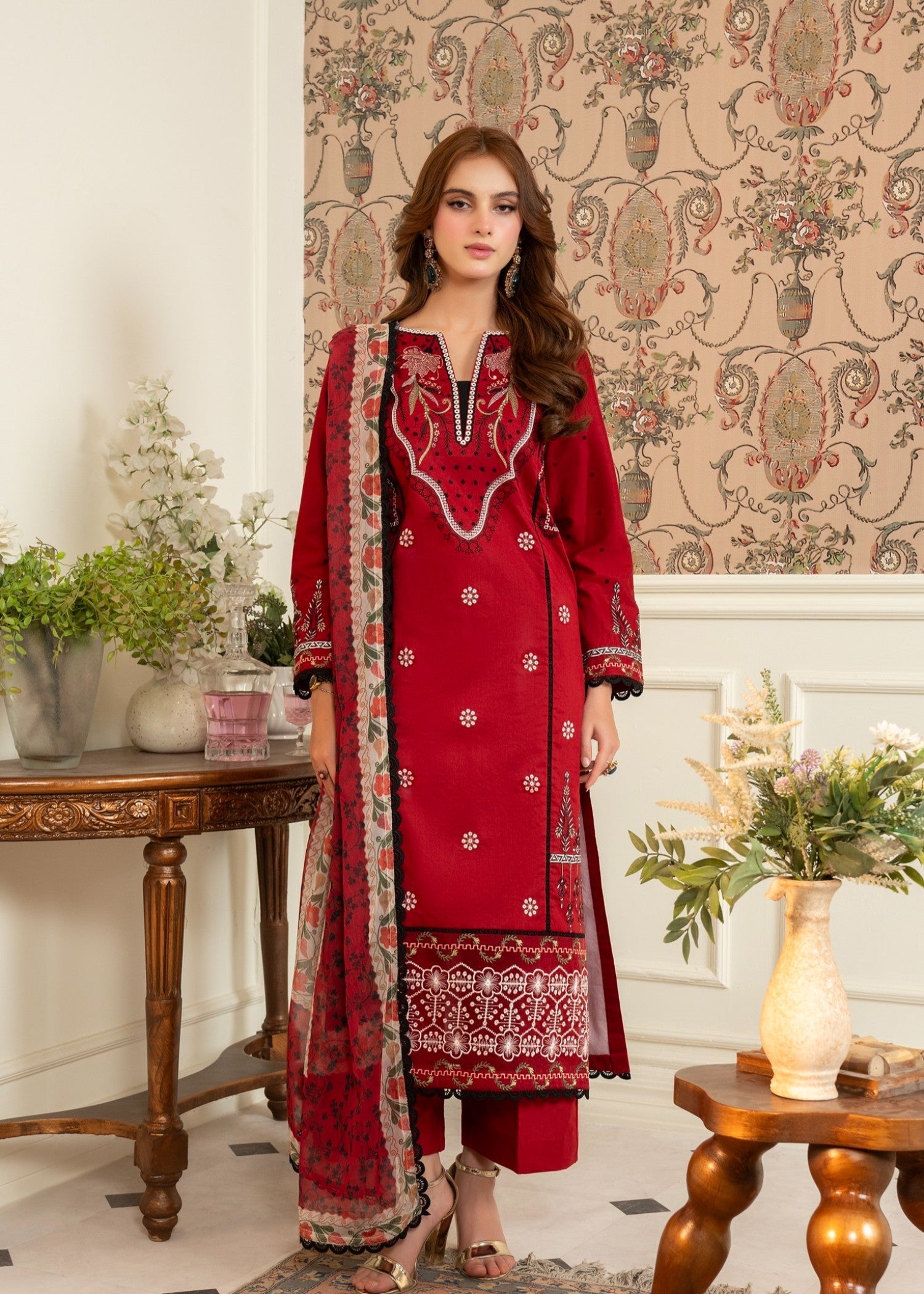 Maisa By Seven Star Luxury Embroidered | CLE 0201 Women 3pcs