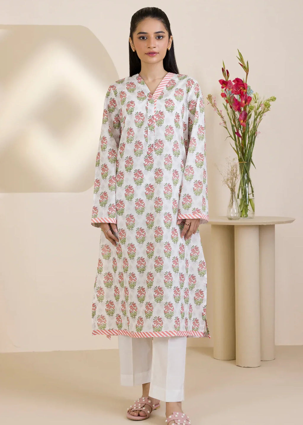 Zellbury WPS2511797 White Women 1pcs