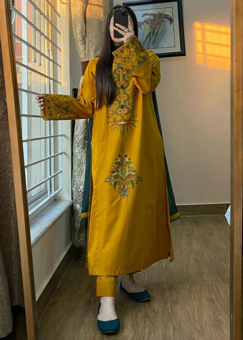 Rosyribbons Mustard Bloom Women 2pcs