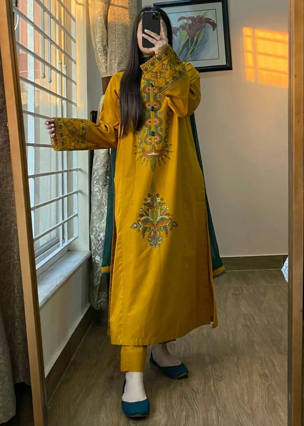 Rosyribbons Mustard Bloom Women 2pcs