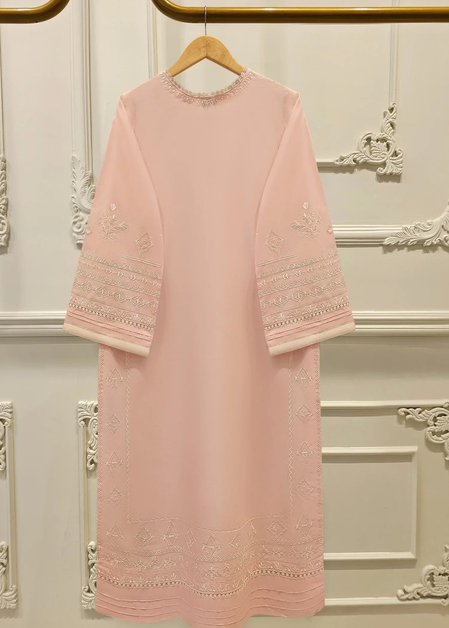 Agha Noor Embroidered Cambric Suit S112204 Women 2pcs