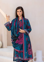 Bin Tayyab BT006553 D BLU Women 3pcs