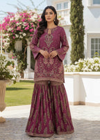 Diara Couture HABIBA DF 56 MAGENTA Women 3pcs