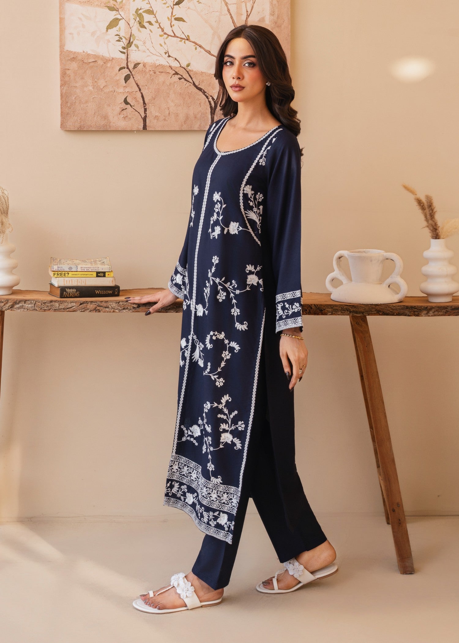 Tehzeeb Libas NEELZAAR EMBROIDERED Women 2pcs