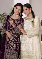 Abaan Zohan Riwaj Purple Women 3pcs