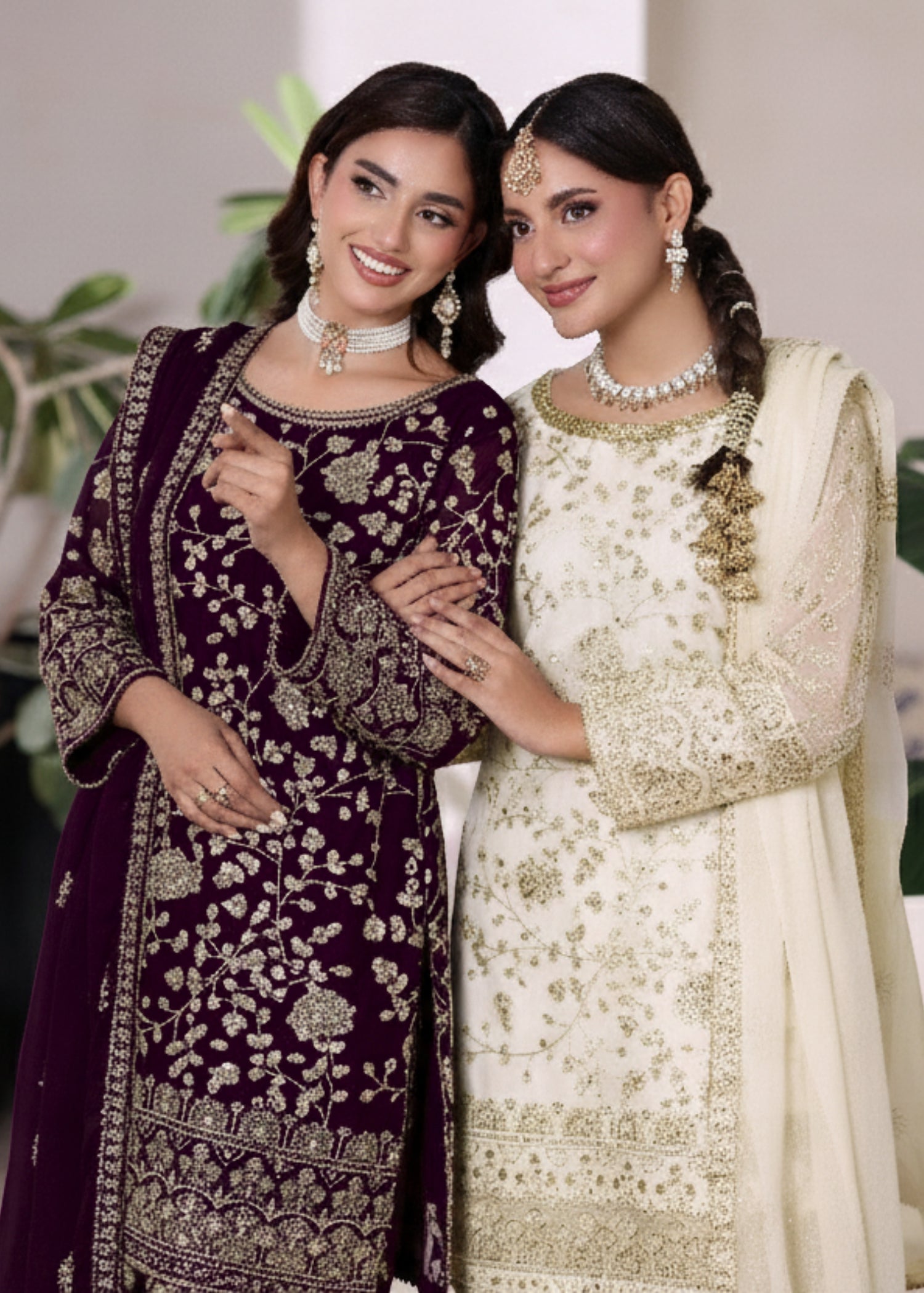 Abaan Zohan Riwaj Purple Women 3pcs