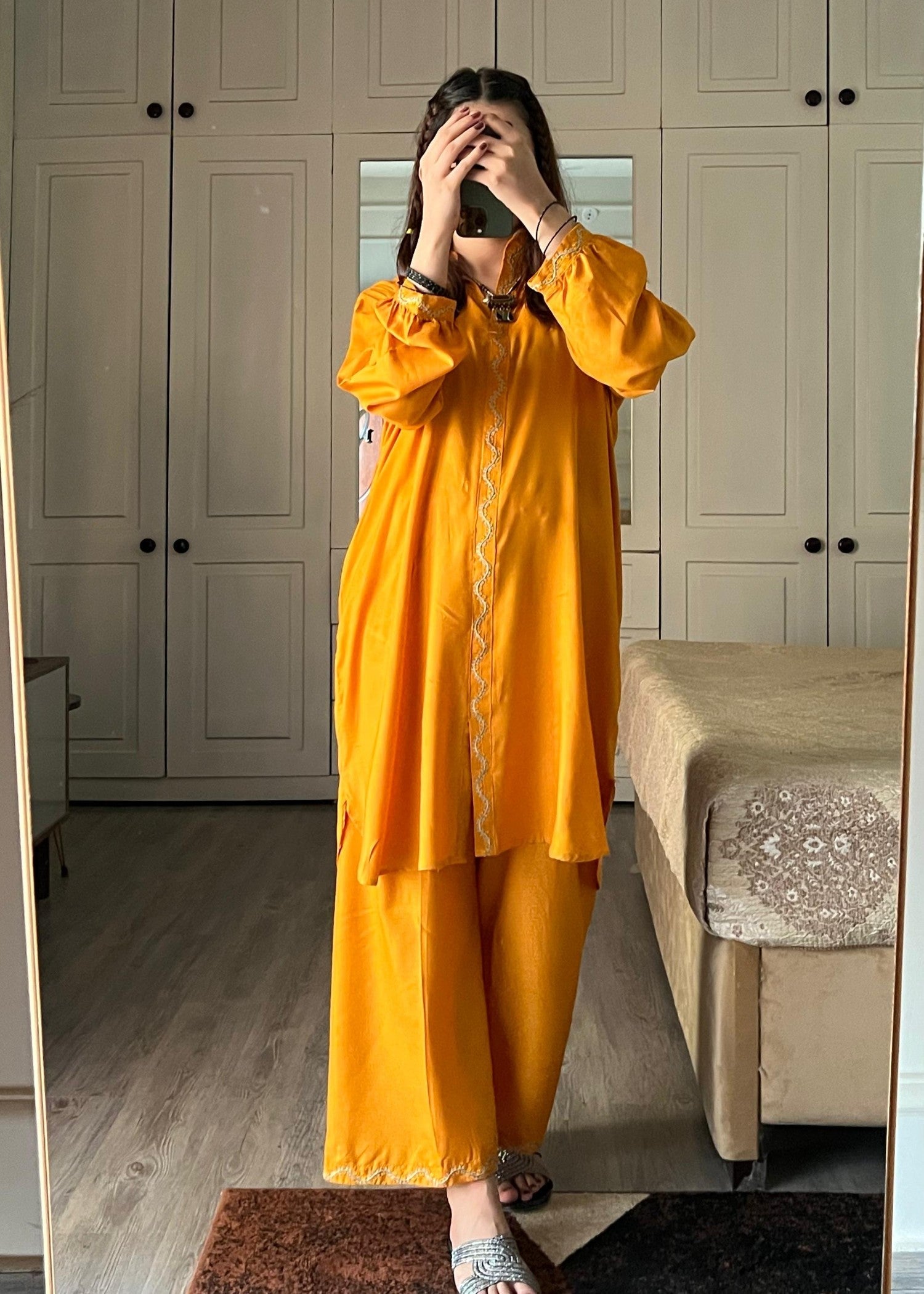 Stylish Collection YELLOW RINGELS Women 2pcs