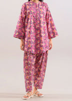 Saya Printed Strip Lawn Stitched (Shirt/Trouser) WP2P 2329 Women 2pcs