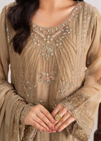 Four Season Boutique DUA CHIFFON TAN BROWN Women 3pcs