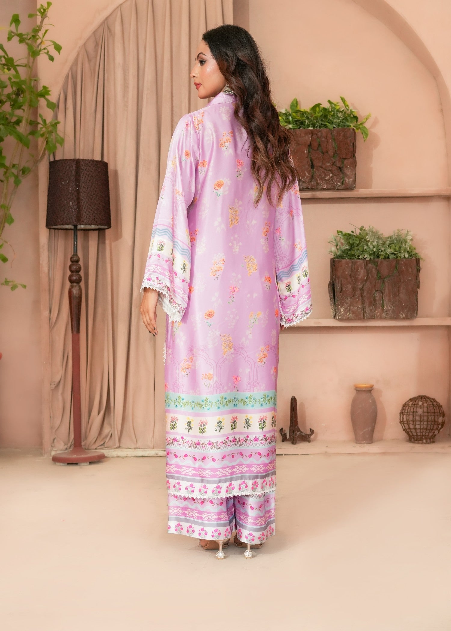Madiha Gohar Lilac Grace – Silk Suit Women 2pcs