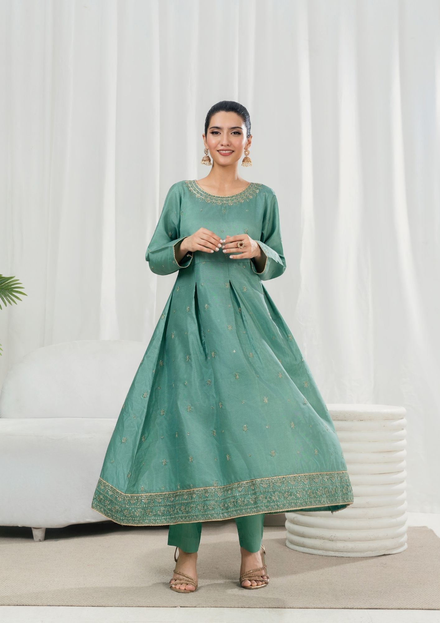 Alfatah Pret Embroidered Raw Silk ZAUQ S25 0201 Women 3pcs