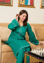 Yolo Pret Cotton Cord Set Rozana S25 0004 Women 2pcs