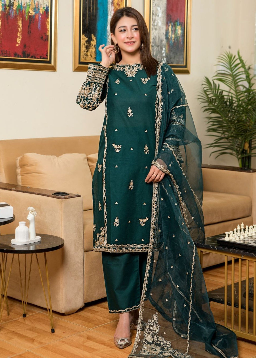 Alfatah Pret Embroidered Lawn ZAUQ S25 0020 Women 3pcs
