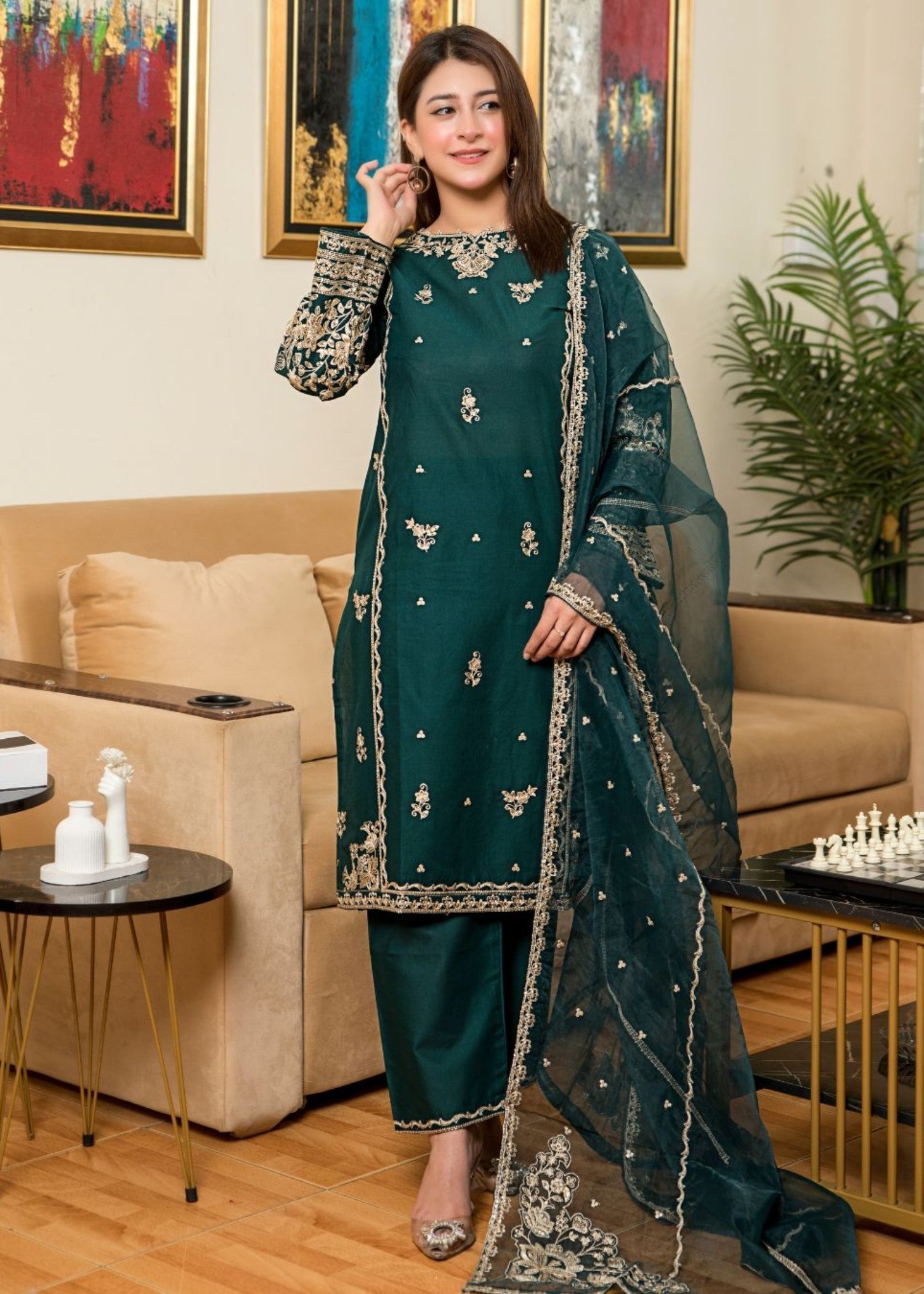 Alfatah Pret Embroidered Lawn ZAUQ S25 0020 Women 3pcs