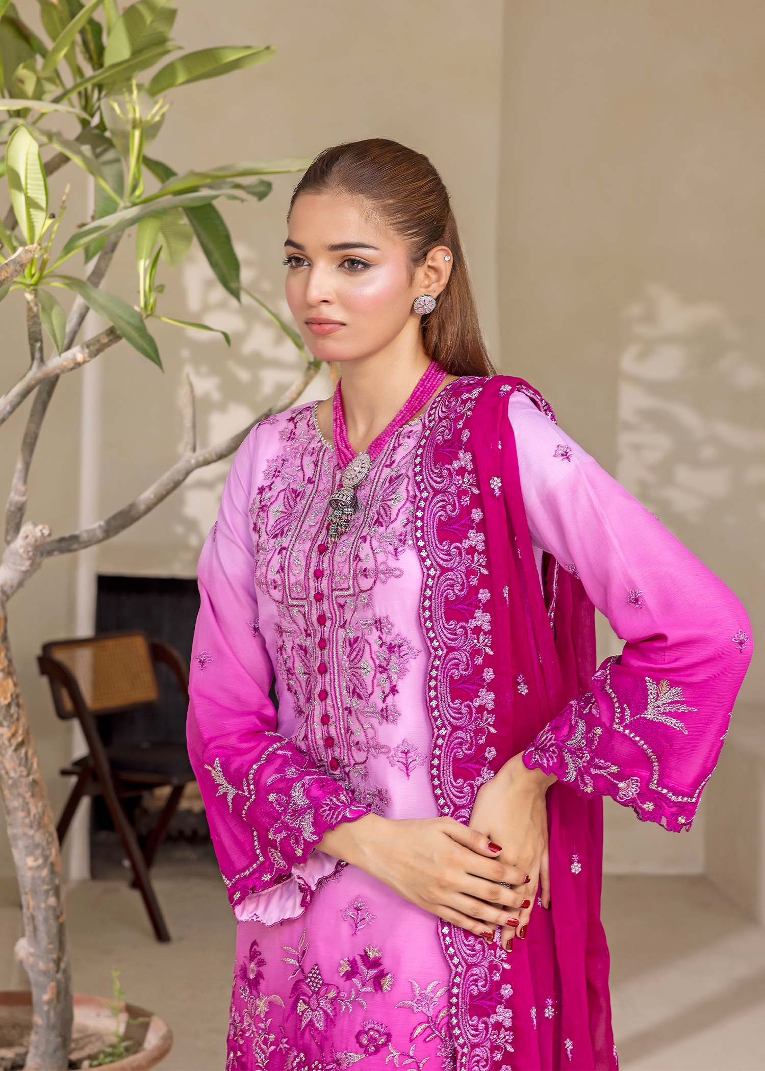 Kanwal Zainab FUCHSIA BLOOM Women 3pcs