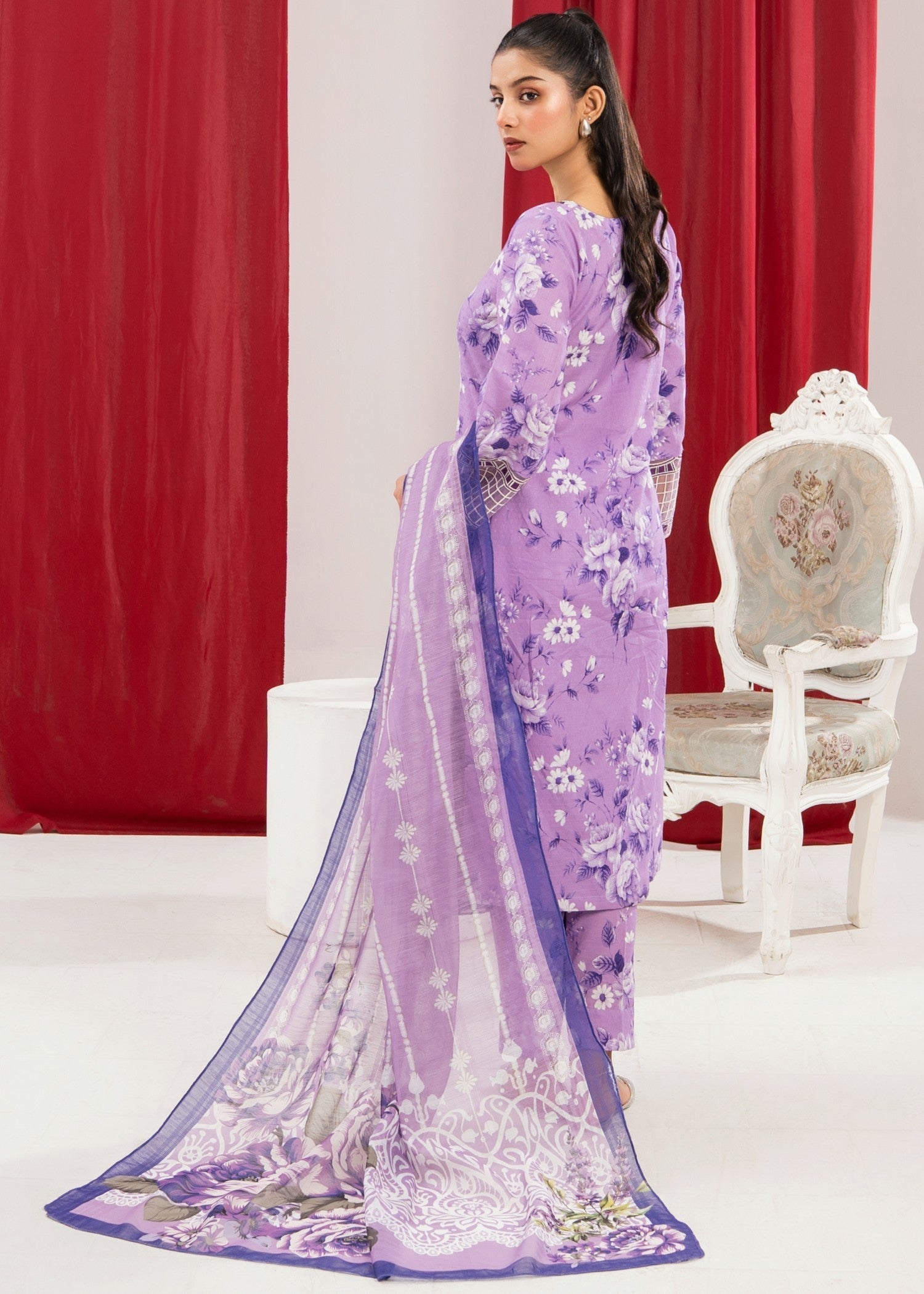 Sahibas By Mirza Daisey Lilac Women 3pcs