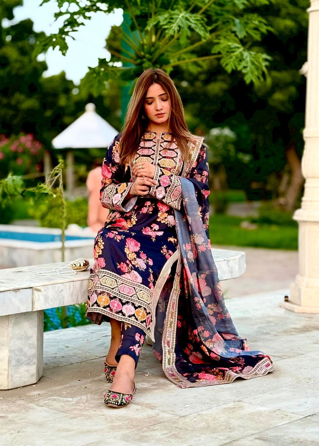 Suits By Sadia Ayesha silk Women 3pcs